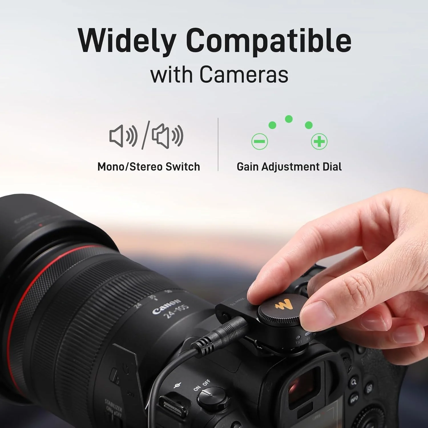 Maono Wave T5 WM650 PA2 AI Wireless Lavalier Microphone for Camera - Image 6