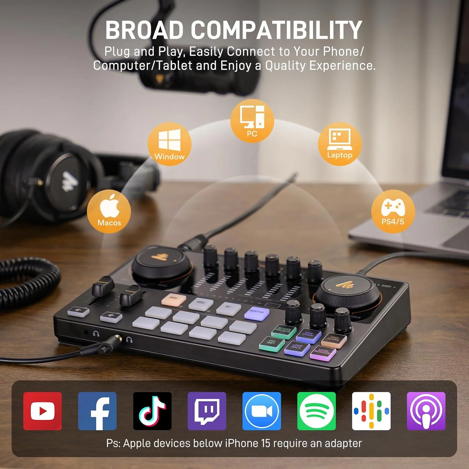 Maonocaster E2 Gen2 Podcasting Console - Image 8
