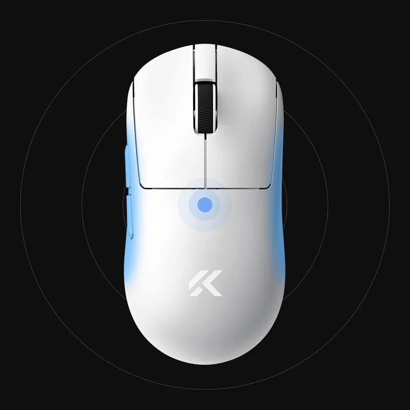 MCHOSE A7 V2 Pro Tri-Mode Lightweight All-round Gaming Mouse (Black, White, Red Rose) - Image 7
