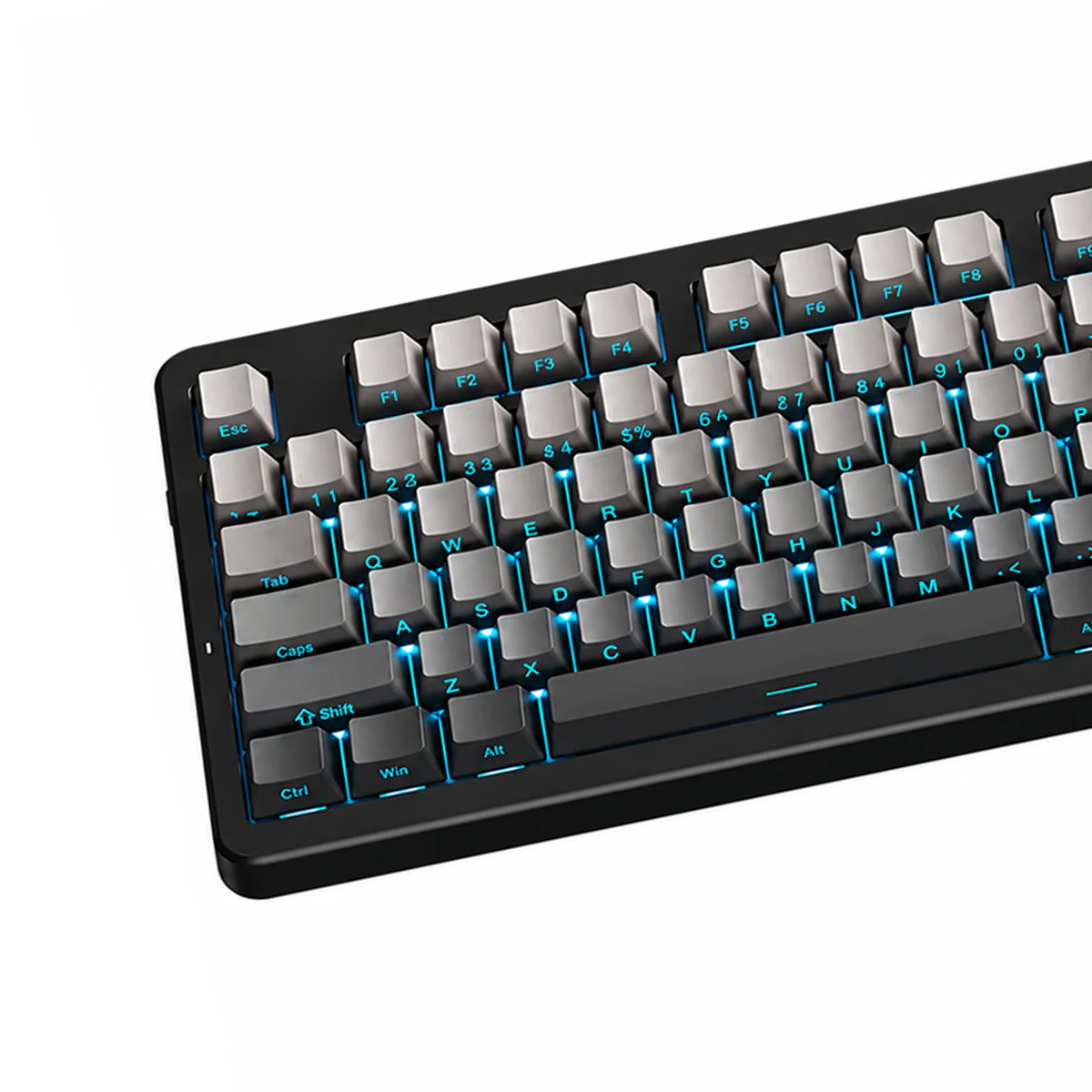 MCHOSE G87 V2 RGB Tri-Mode Hot-Swappable Mechanical Keyboard (Flowing Shadow Black) (Quick Gold Switch V3) - Image 5