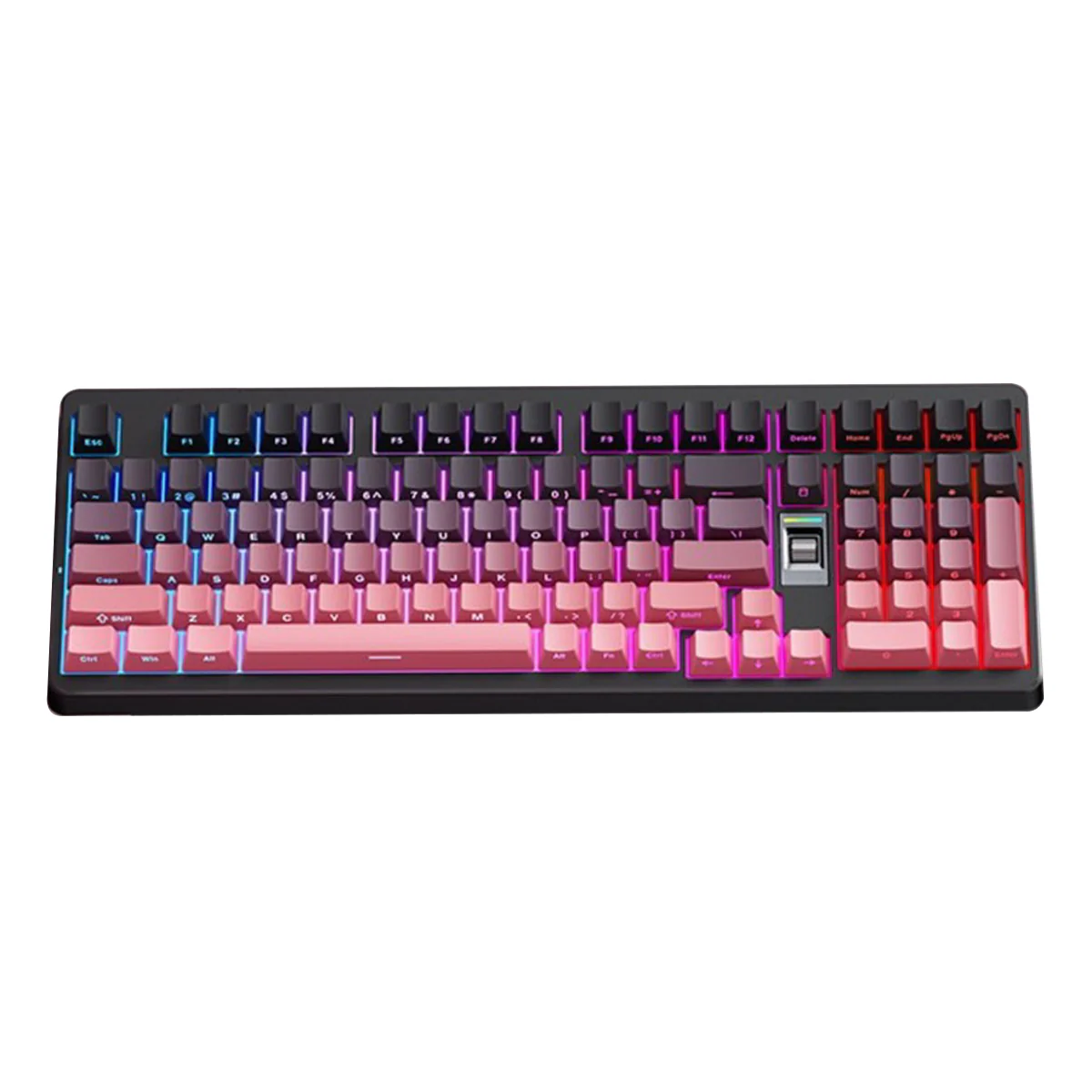 MCHOSE G98 V2 RGB Tri-Mode Hot-Swappable Mechanical Keyboard (Black/Pink) (Snow Tiger Switch) - Image 2