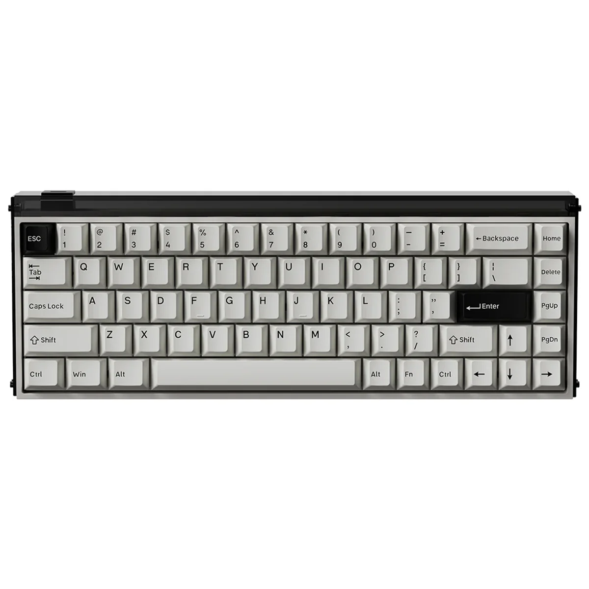 MelGeek MADE68 Ultra DIY Aluminum Alloy Case Magnetic Gaming Keyboard (Electrophoresis White, Anodized Black, Anodized Silver) - Image 3