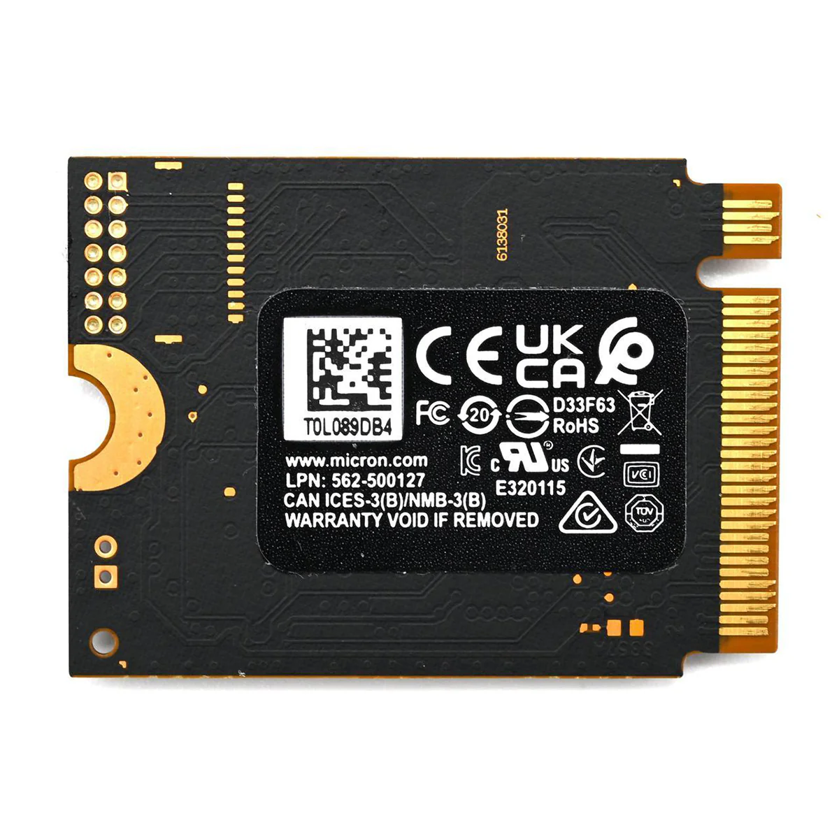 Micron 2400 2TB NVME M.2 2230 SSD (MTFDKBK2T0QFM-1BD1AABYYR) - Image 3