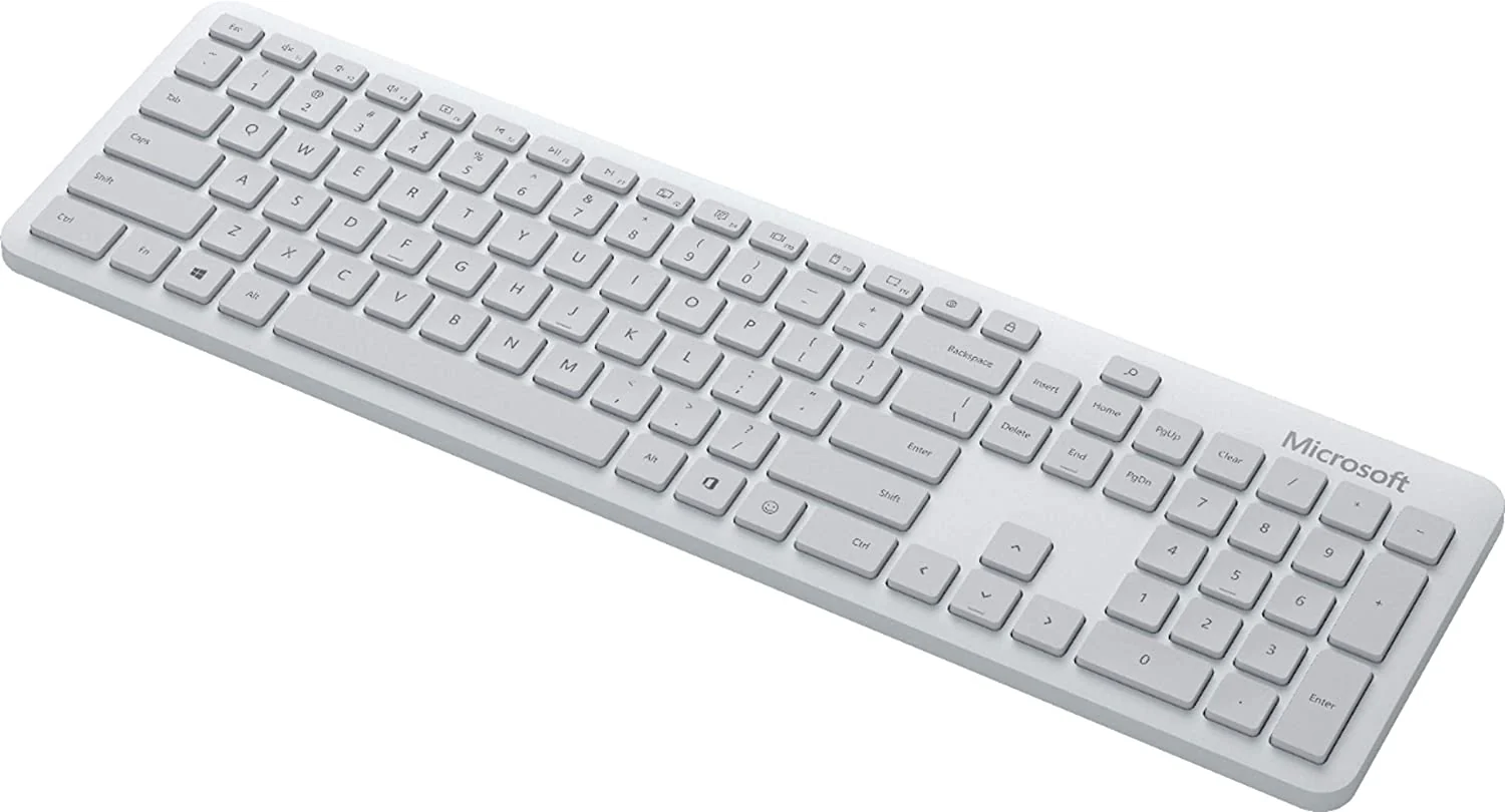 Microsoft Bluetooth Desktop Keyboard Mouse Combo (Glacier) (QHG-00047) - Image 2