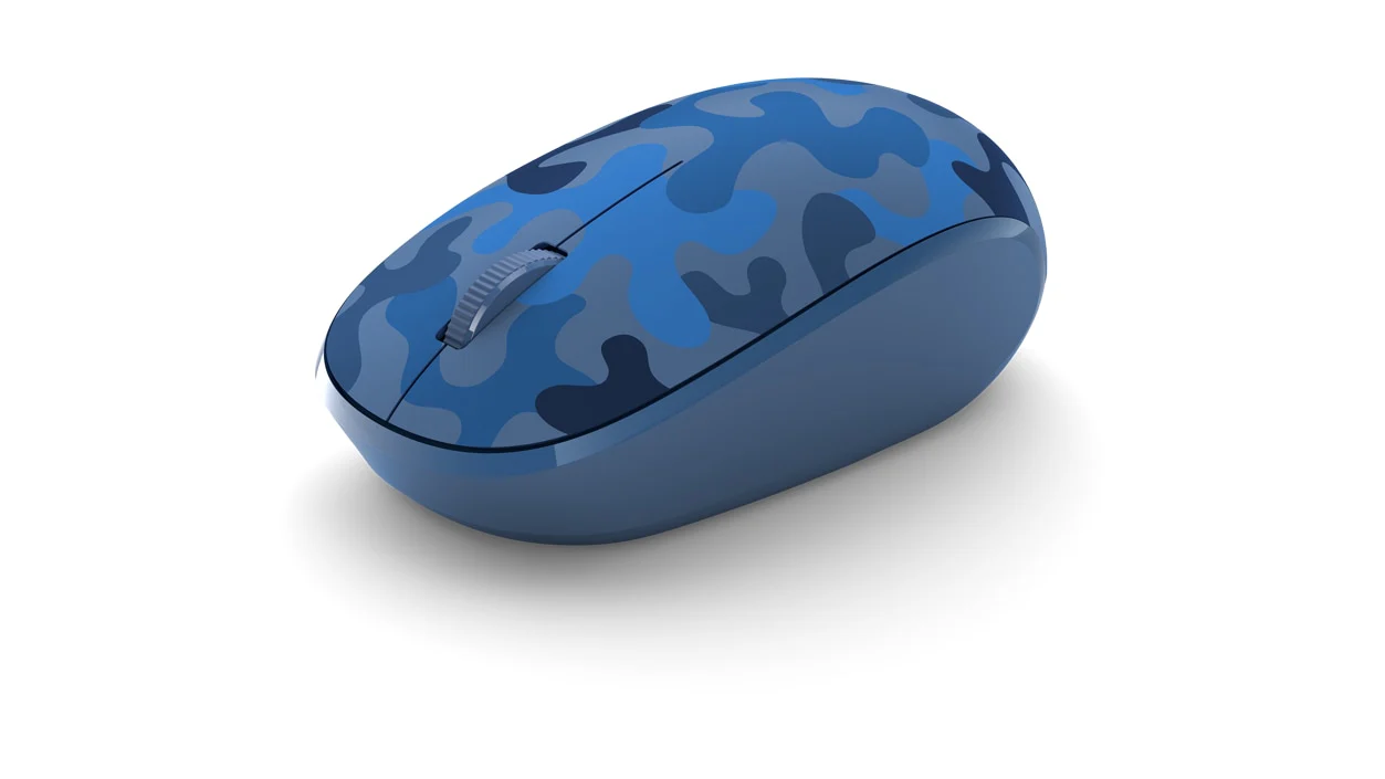 Microsoft Bluetooth Mouse (Blue Camo) (8KX-00019) - Image 2