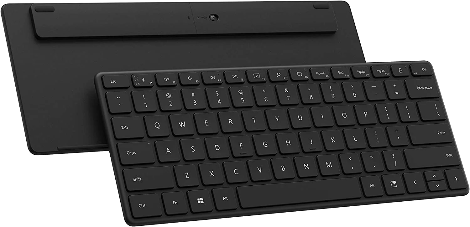 Microsoft Designer Compact Bluetooth Keyboard (Black) (21Y-00017) - Image 2