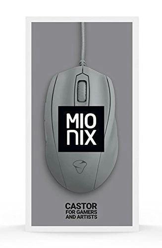 Mionix Castor Shark Fin Optical Gaming Mouse (Gray) - Image 5
