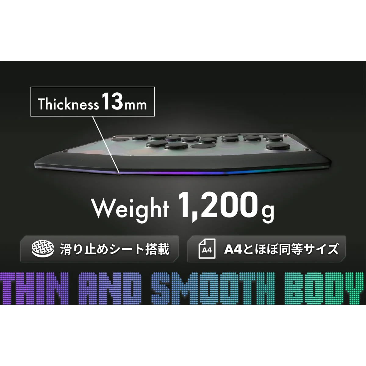 Moimate Rushbox Leverless Fighting Game Controller (RB001) - Image 9
