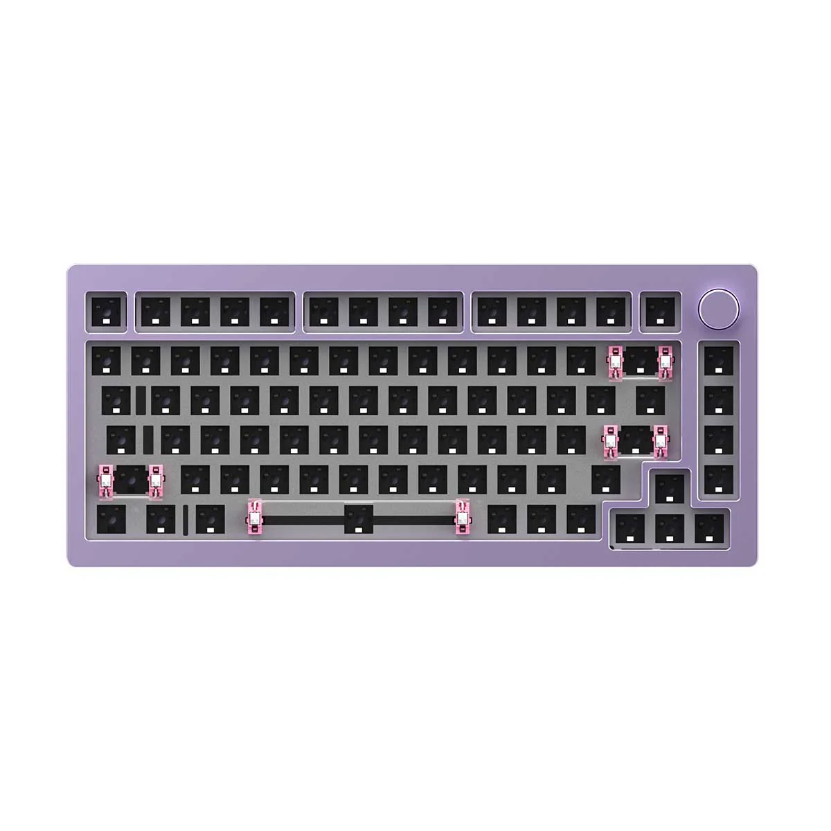 MonsGeek M1 Aluminium Case Mechanical Keyboard Hot-Swappable Gasket DIY Kit (Purple)