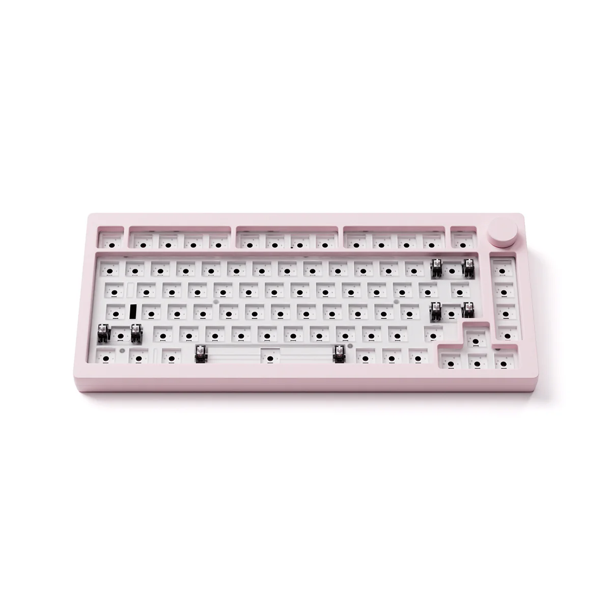 Monsgeek M1 V3 QMK Barebone DIY Kit Aluminum Case RGB Hot-Swappable Mechanical Keyboard (Dark Night, Pastel Pink, Horizon Blue, Moonlight White) - Image 10