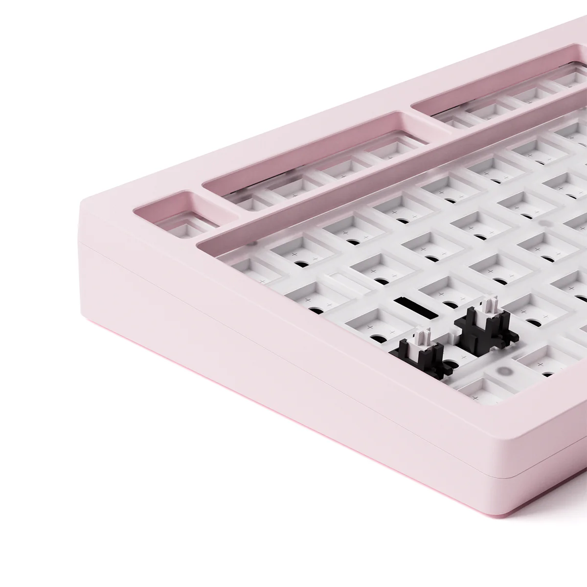Monsgeek M1 V3 QMK Barebone DIY Kit Aluminum Case RGB Hot-Swappable Mechanical Keyboard (Dark Night, Pastel Pink, Horizon Blue, Moonlight White) - Image 11