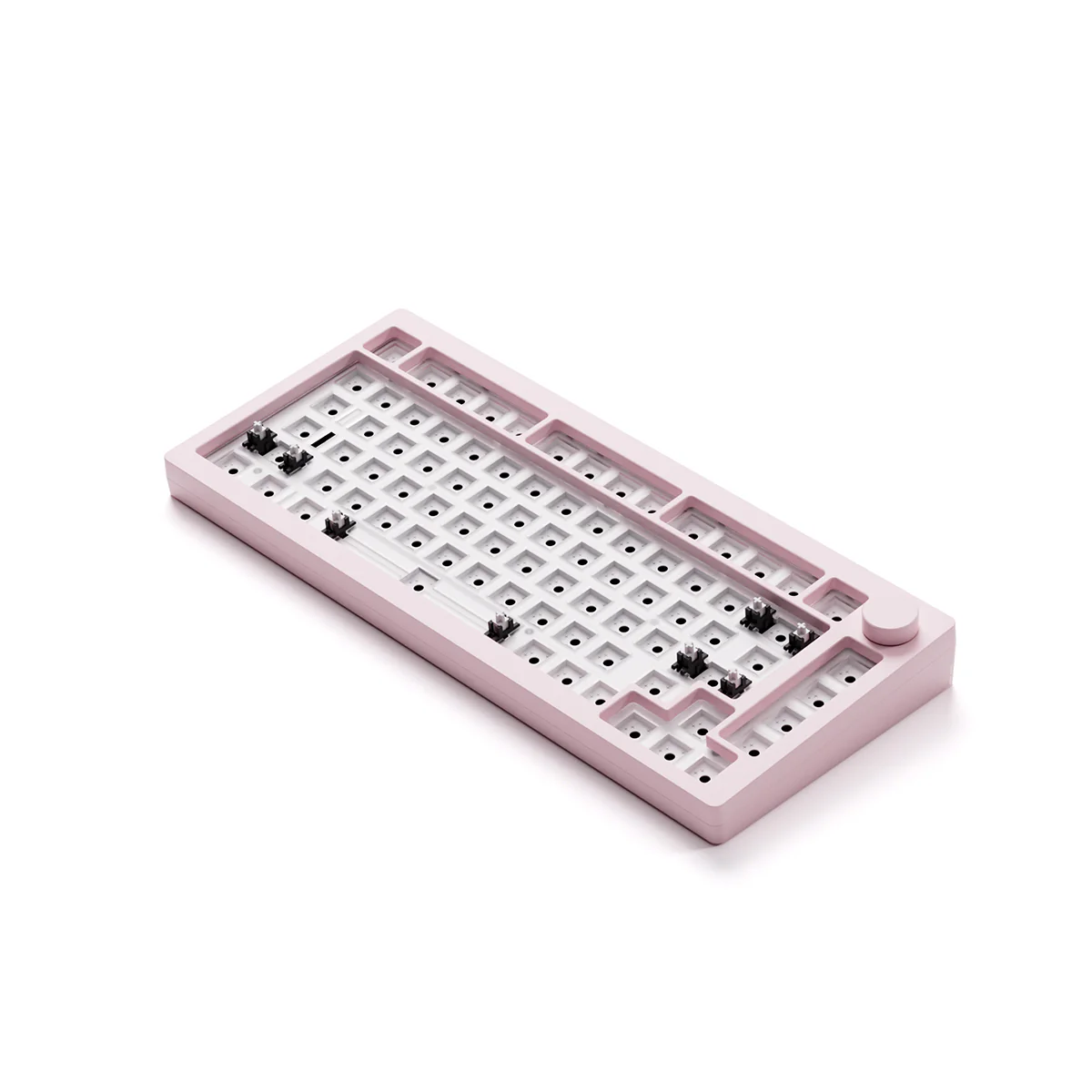 Monsgeek M1 V3 QMK Barebone DIY Kit Aluminum Case RGB Hot-Swappable Mechanical Keyboard (Dark Night, Pastel Pink, Horizon Blue, Moonlight White) - Image 12