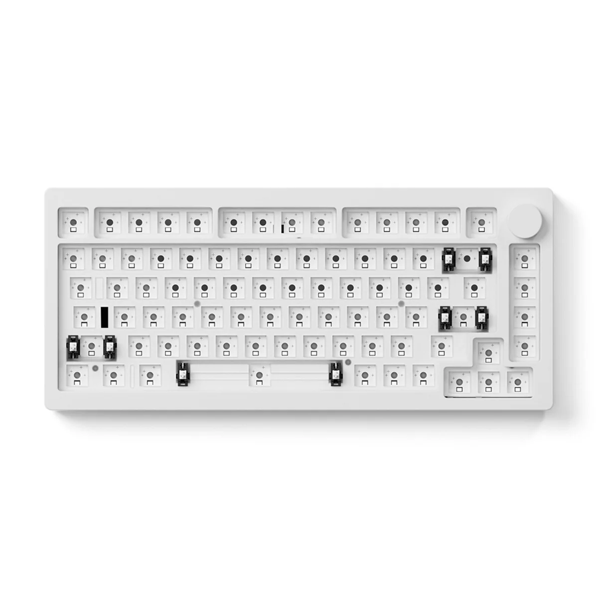 Monsgeek M1 V3 QMK Barebone DIY Kit Aluminum Case RGB Hot-Swappable Mechanical Keyboard (Dark Night, Pastel Pink, Horizon Blue, Moonlight White) - Image 14