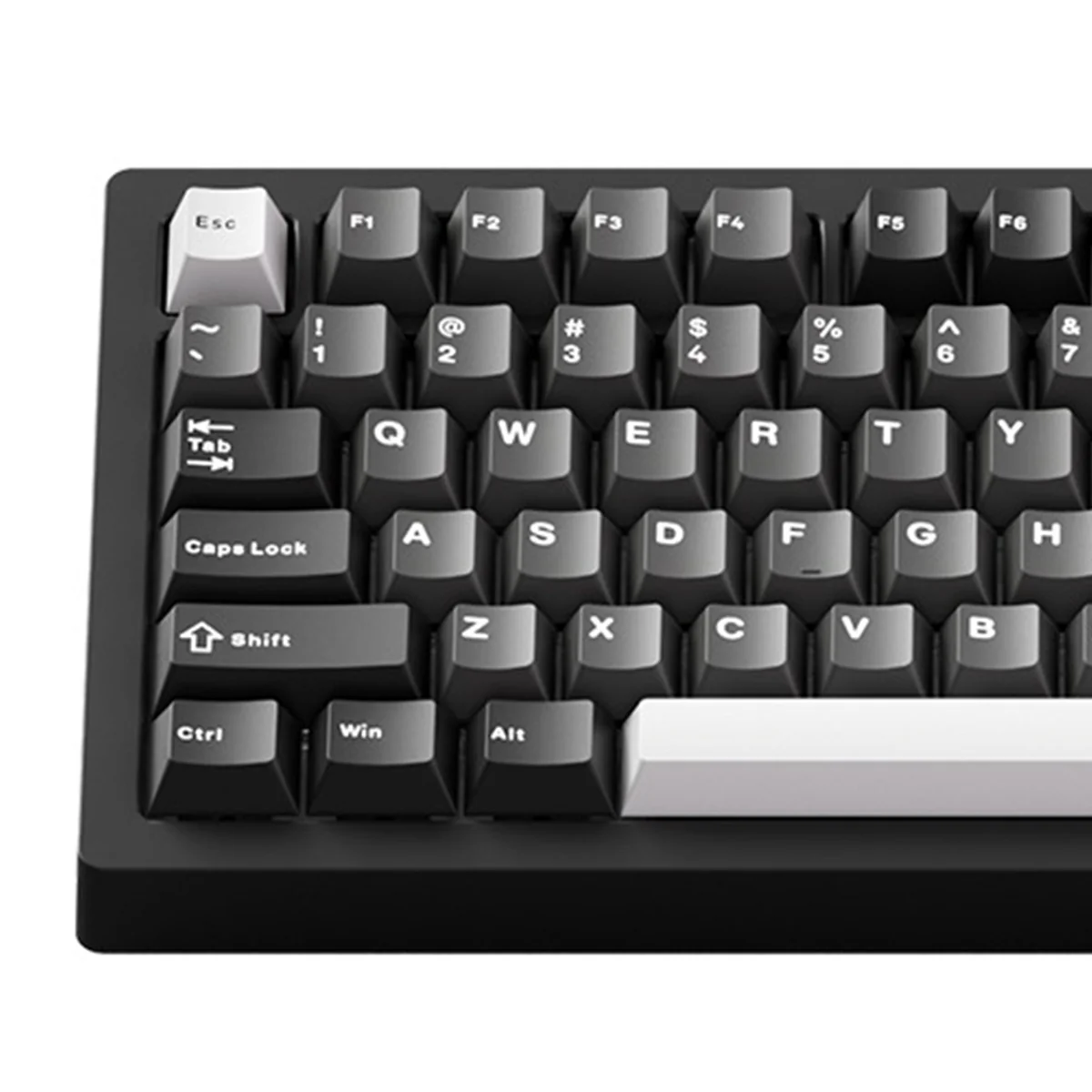 MonsGeek M1 V5 Black & Silver Aluminum Case Multi-Mode RGB Hot-Swappable Mechanical Keyboard (Akko Mirror Switch, Akko Cilantro Switch) - Image 5