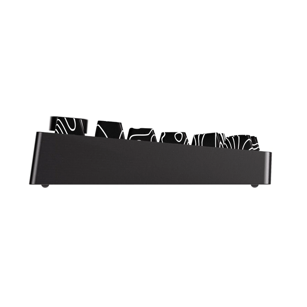 MonsGeek M1 V5 Contour Lines Aluminum Case Multi-Mode RGB Hot-Swappable Mechanical Keyboard (Black) (Akko V3 Piano Pro Switch) - Image 9