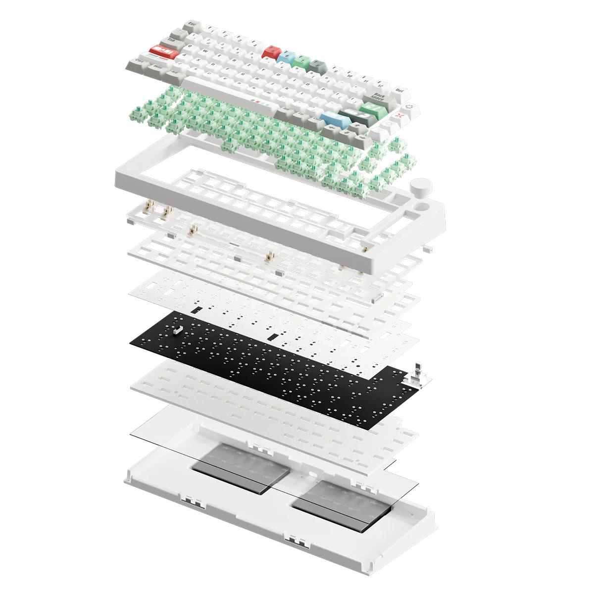 MonsGeek M1 V5 VIA Recycling Aluminum Case Multi-Mode RGB Hot-Swappable Mechanical Keyboard (Akko Botany Switch) - Image 11