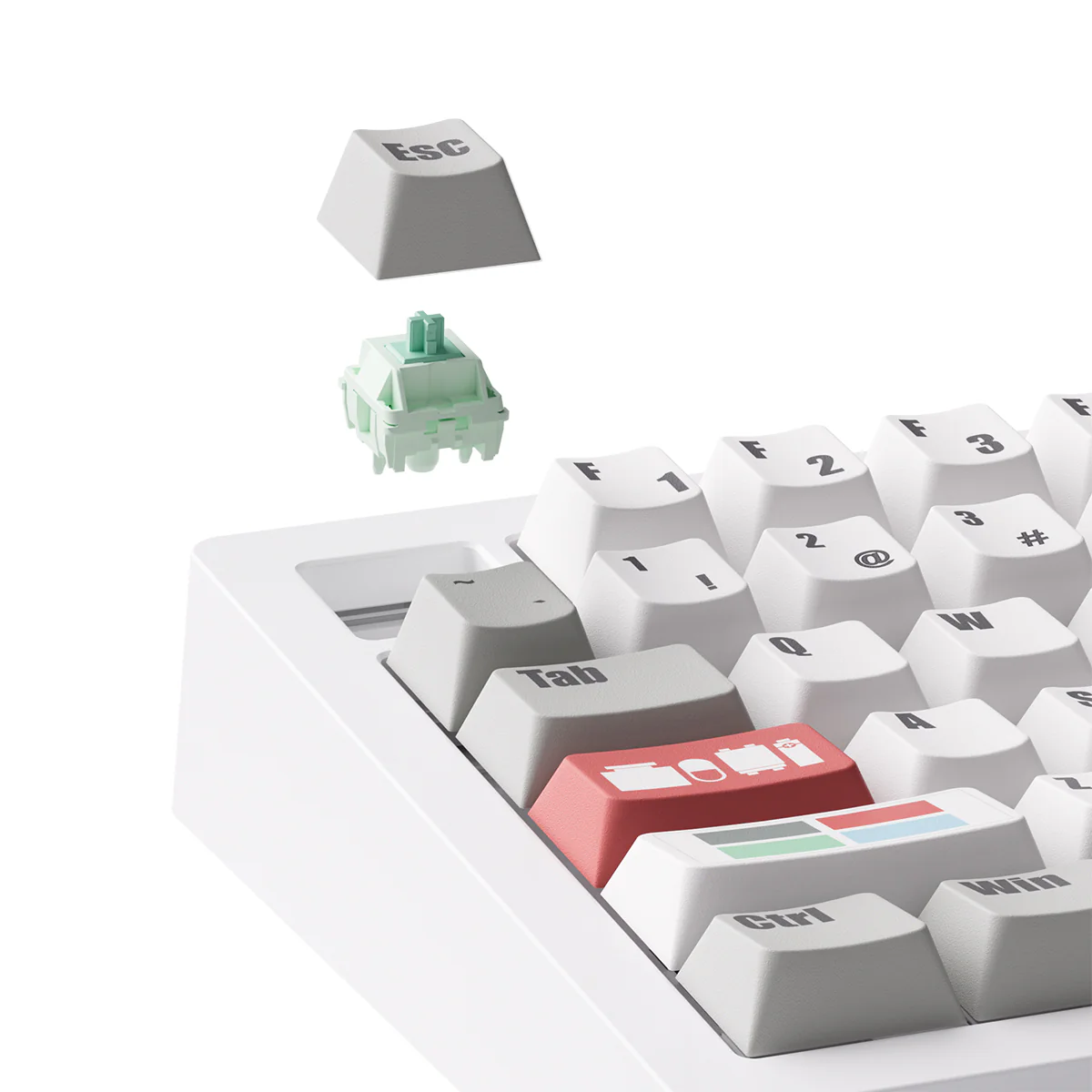 MonsGeek M1 V5 VIA Recycling Aluminum Case Multi-Mode RGB Hot-Swappable Mechanical Keyboard (Akko Botany Switch) - Image 13