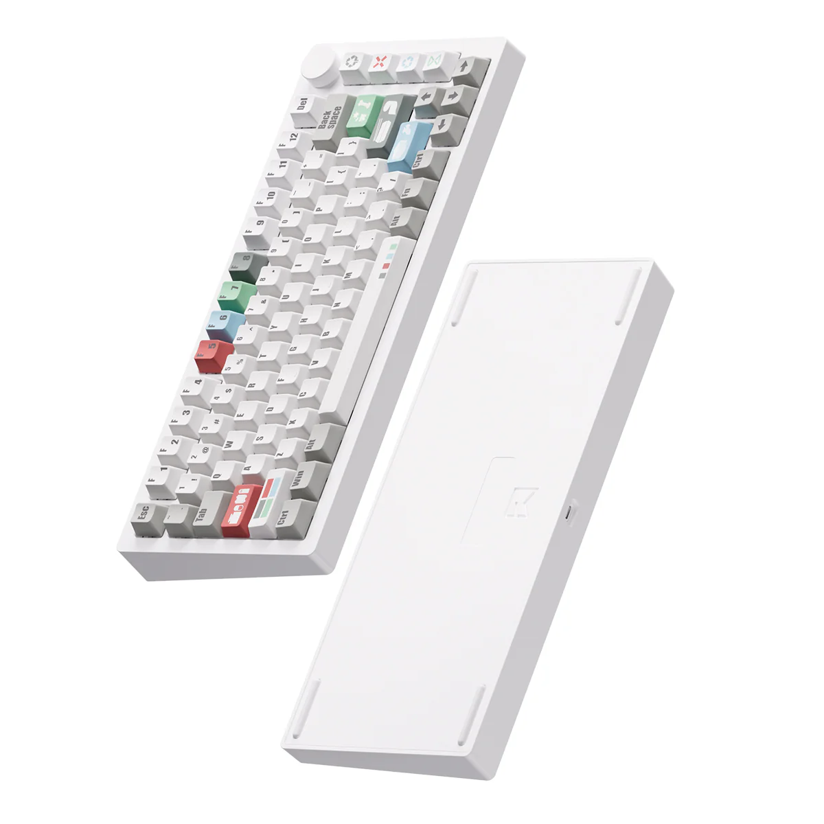 MonsGeek M1 V5 VIA Recycling Aluminum Case Multi-Mode RGB Hot-Swappable Mechanical Keyboard (Akko Botany Switch) - Image 5