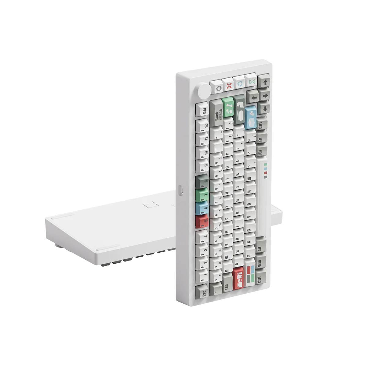 MonsGeek M1 V5 VIA Recycling Aluminum Case Multi-Mode RGB Hot-Swappable Mechanical Keyboard (Akko Botany Switch) - Image 6