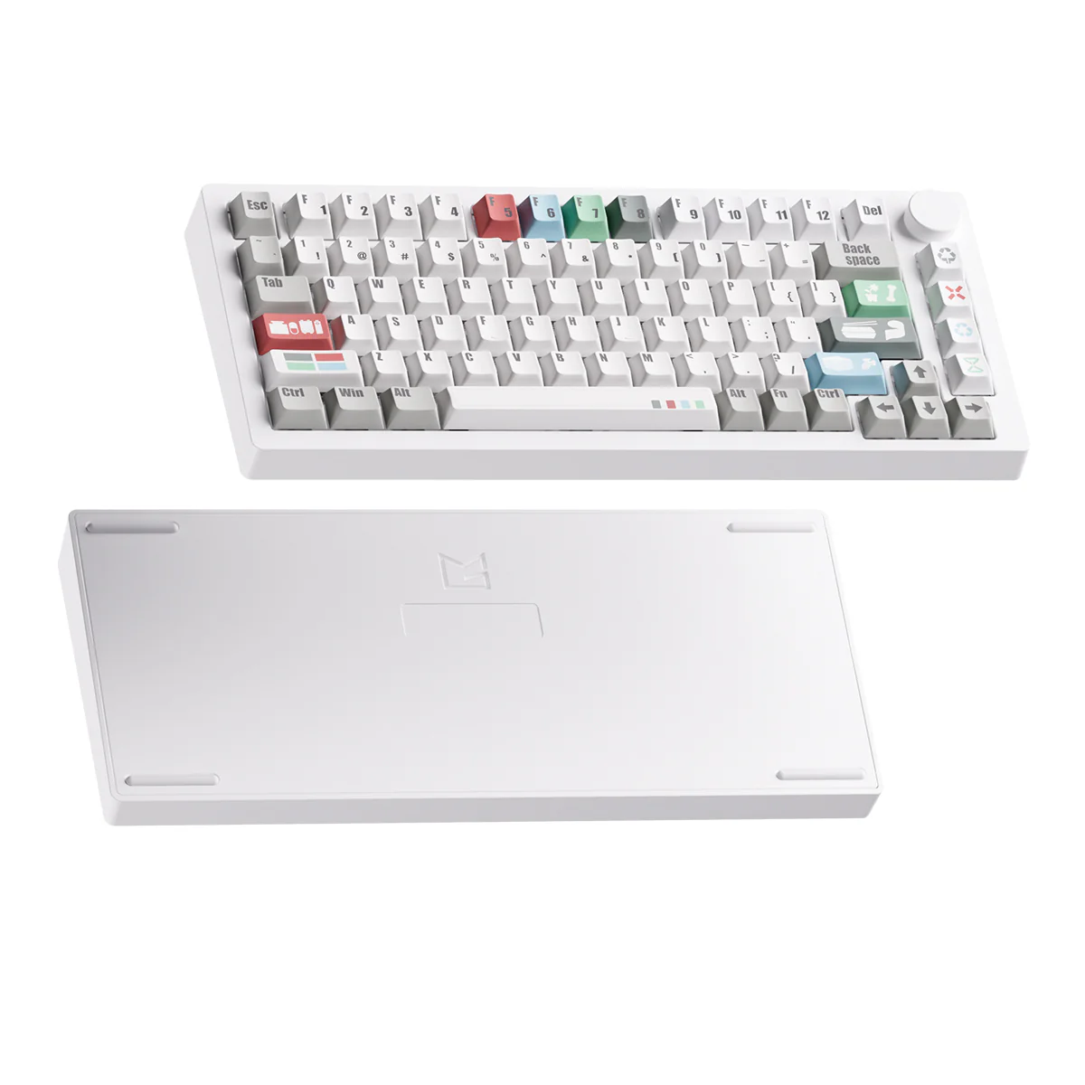 MonsGeek M1 V5 VIA Recycling Aluminum Case Multi-Mode RGB Hot-Swappable Mechanical Keyboard (Akko Botany Switch) - Image 7