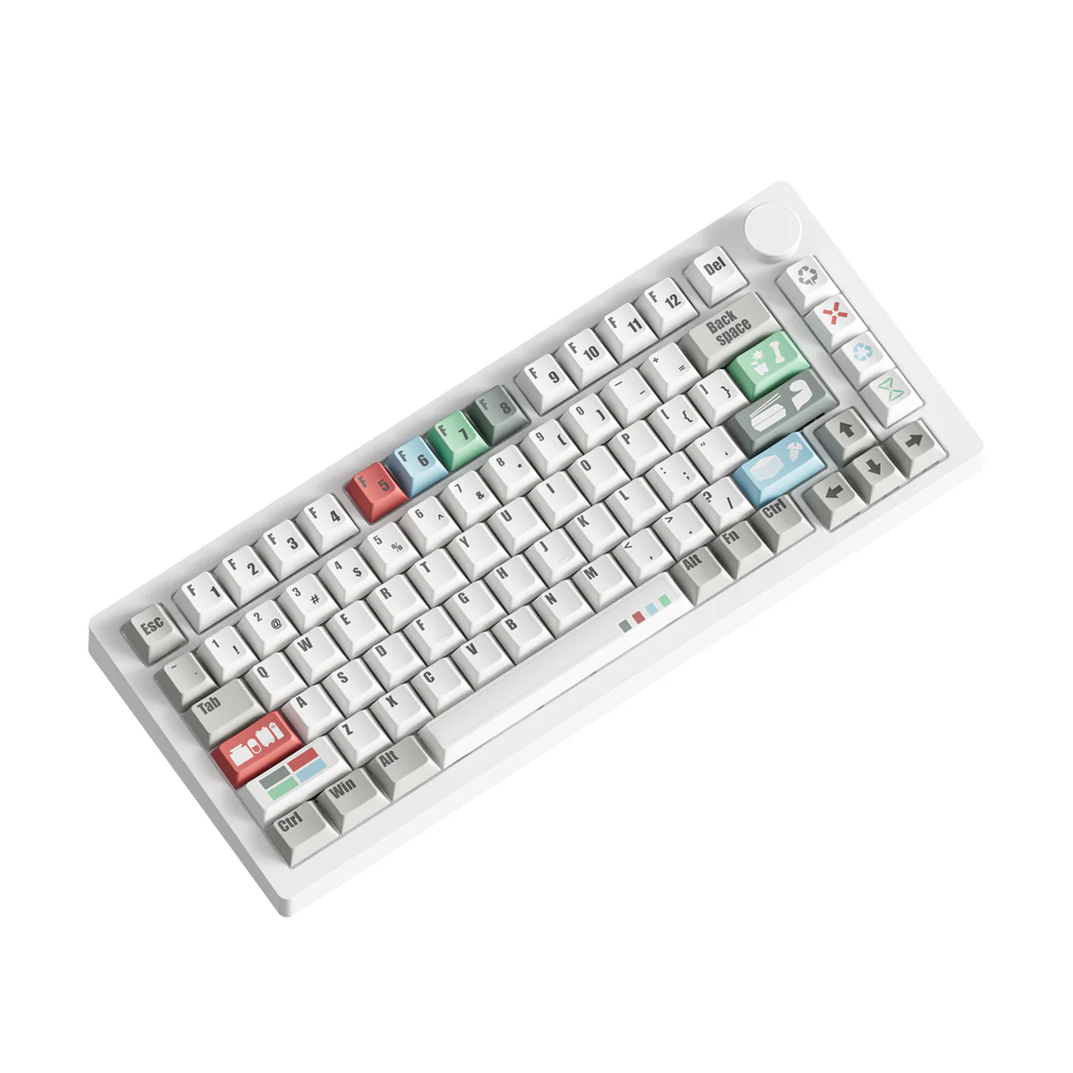 MonsGeek M1 V5 VIA Recycling Aluminum Case Multi-Mode RGB Hot-Swappable Mechanical Keyboard (Akko Botany Switch) - Image 9