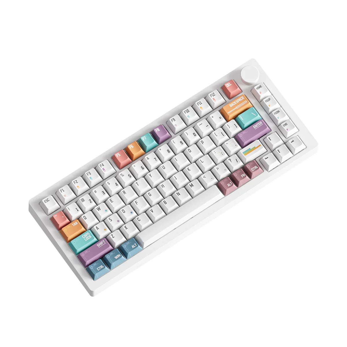 MonsGeek M1 V5 VIA Timeline Aluminum Case Multi-Mode RGB Hot-Swappable Mechanical Keyboard (Akko Rosewood Switch) - Image 6