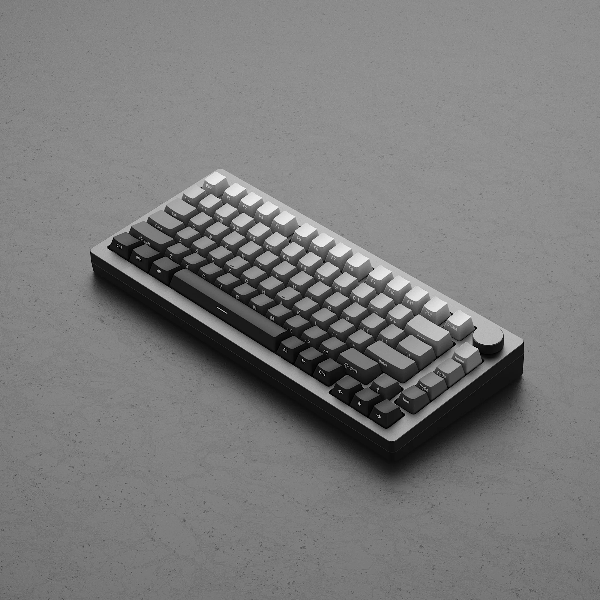 Monsgeek M1W HE-SP Multi-Mode RGB Mechanical Keyboard (Akko Cream Yellow Magnetic Switch) (Black, Silver, Purple) - Image 8