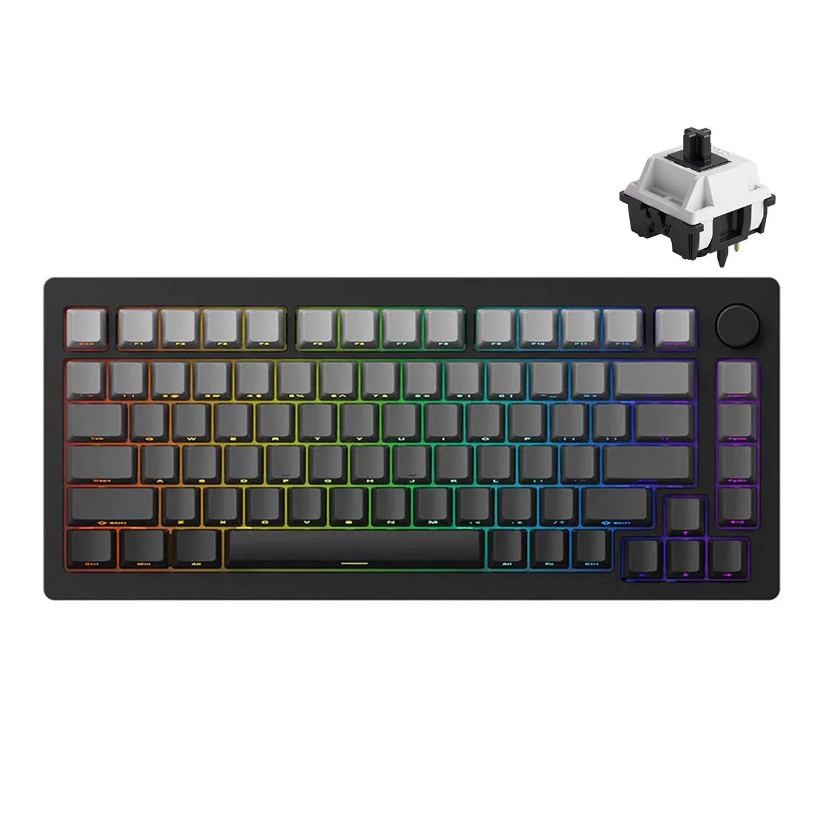 Monsgeek M1W Multi-Mode RGB Hot-Swappable Mechanical Keyboard (Akko V3 Piano Pro) - Image 2