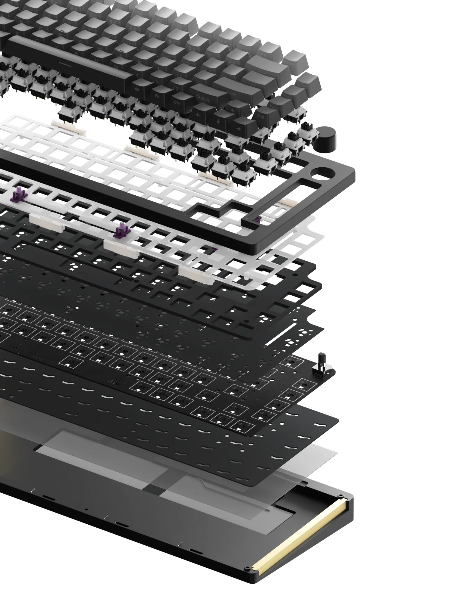 Monsgeek M1W Multi-Mode RGB Hot-Swappable Mechanical Keyboard (Akko V3 Piano Pro) - Image 21