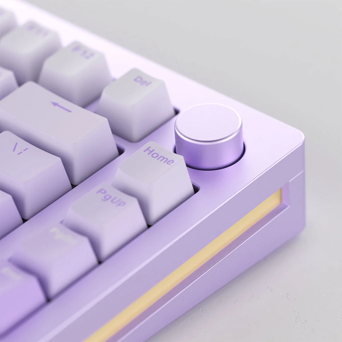 MonsGeek M1W V3 Aluminum Case Multi-Mode RGB Hot-Swappable Mechanical Keyboard (Purple) (V3 Cream Yellow Pro Switch) - Image 5