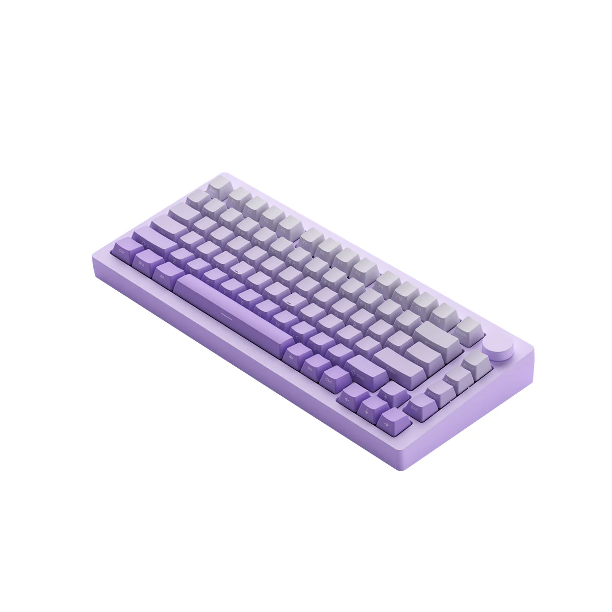 Monsgeek M1W V3 HE-SP Aluminum Case Multi-Mode RGB Mechanical Keyboard (Lilac Purple) (Akko Cream Yellow Magnetic Switch) - Image 4