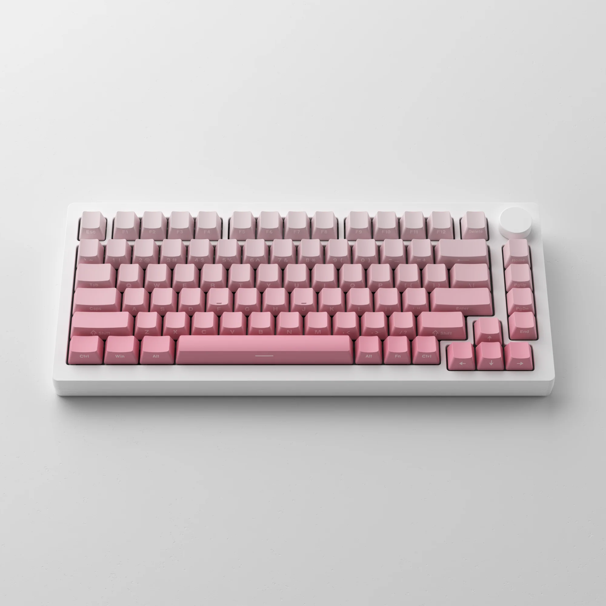 MonsGeek M1W V3 SP Aluminum Case Multi-Mode RGB Hot-Swappable Mechanical Keyboard (Moonlight White) (Akko V3 Piano Pro Switch) - Image 5