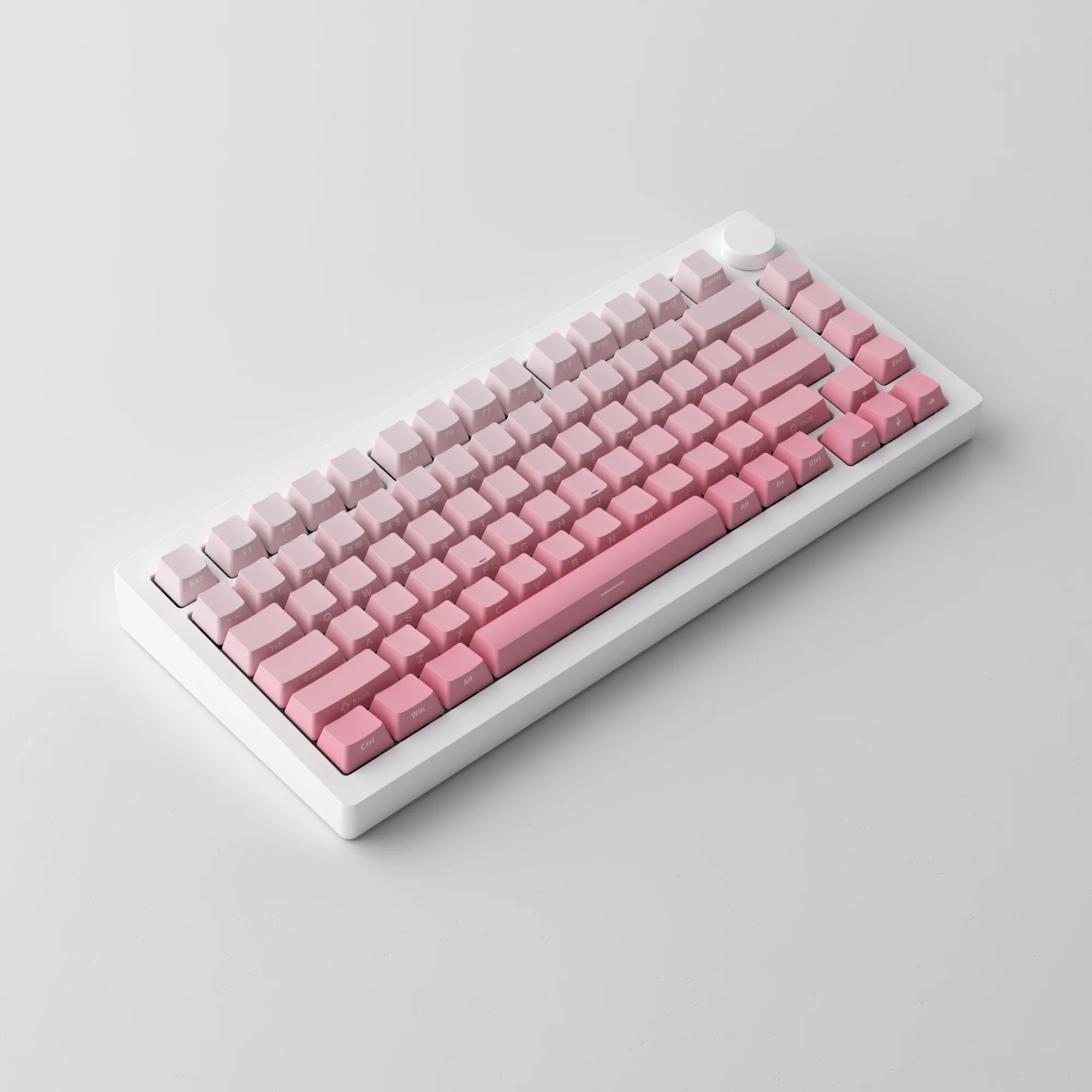 MonsGeek M1W V3 SP Aluminum Case Multi-Mode RGB Hot-Swappable Mechanical Keyboard (Moonlight White) (Akko V3 Piano Pro Switch) - Image 7