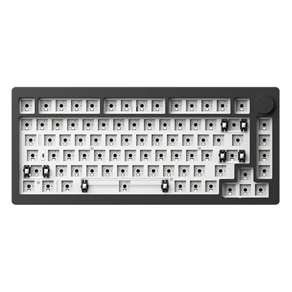 MonsGeek M1W V3 VIA Barebone DIY Kit Aluminum Case Multi-Mode RGB Hot-Swappable Mechanical Keyboard (Dark Night) - Image 2