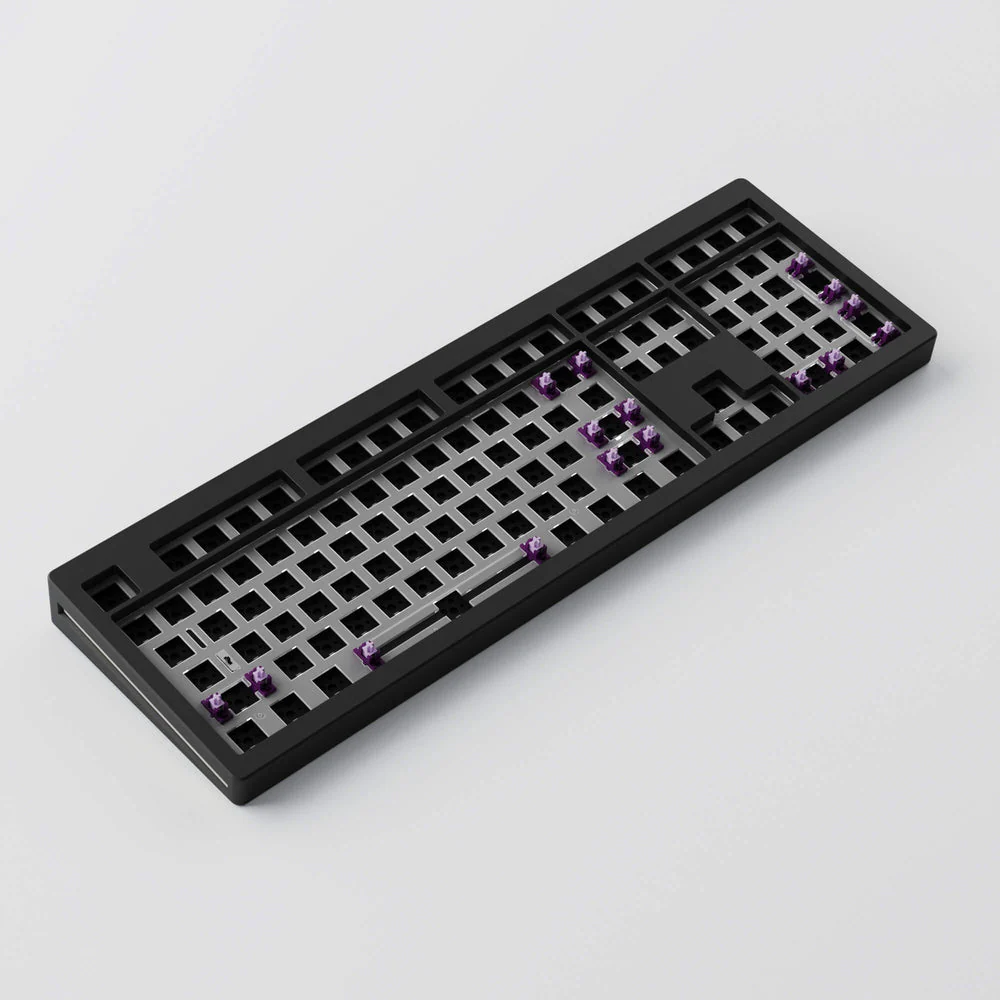 MonsGeek M5W Barebone DIY Kit Aluminum Case Multi-Mode RGB Hot-Swappable Mechanical Keyboard (Black) - Image 5