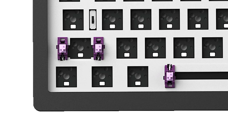 Monsgeek M7W DIY Kit Aluminum Case Multi-Modes RGB Hot-Swappable Mechanical Keyboard - Image 16