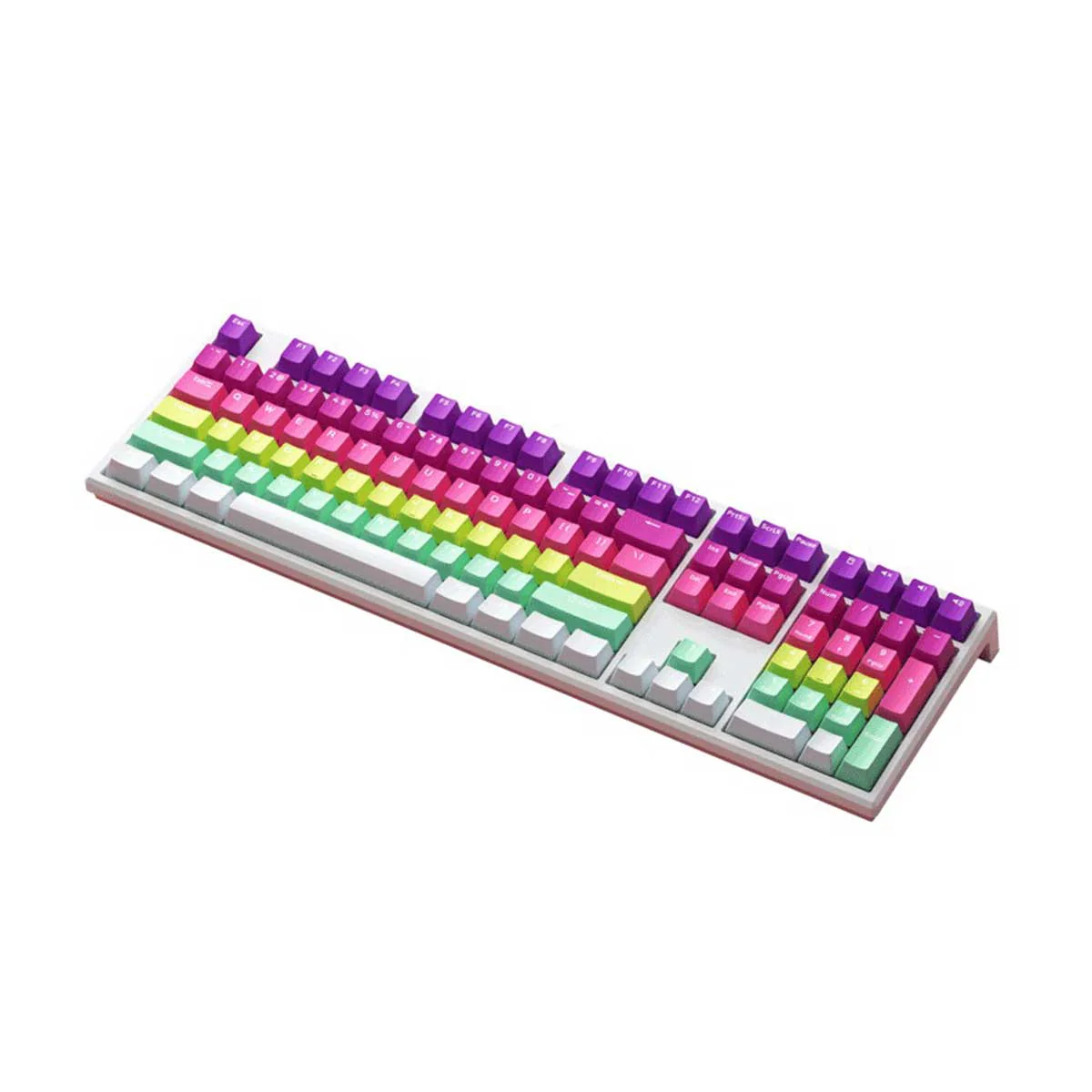 Monsgeek MG108B Rainbow RGB Hot-Swappable Mechanical Keyboard (V3 Cream Yellow Pro) - Image 3