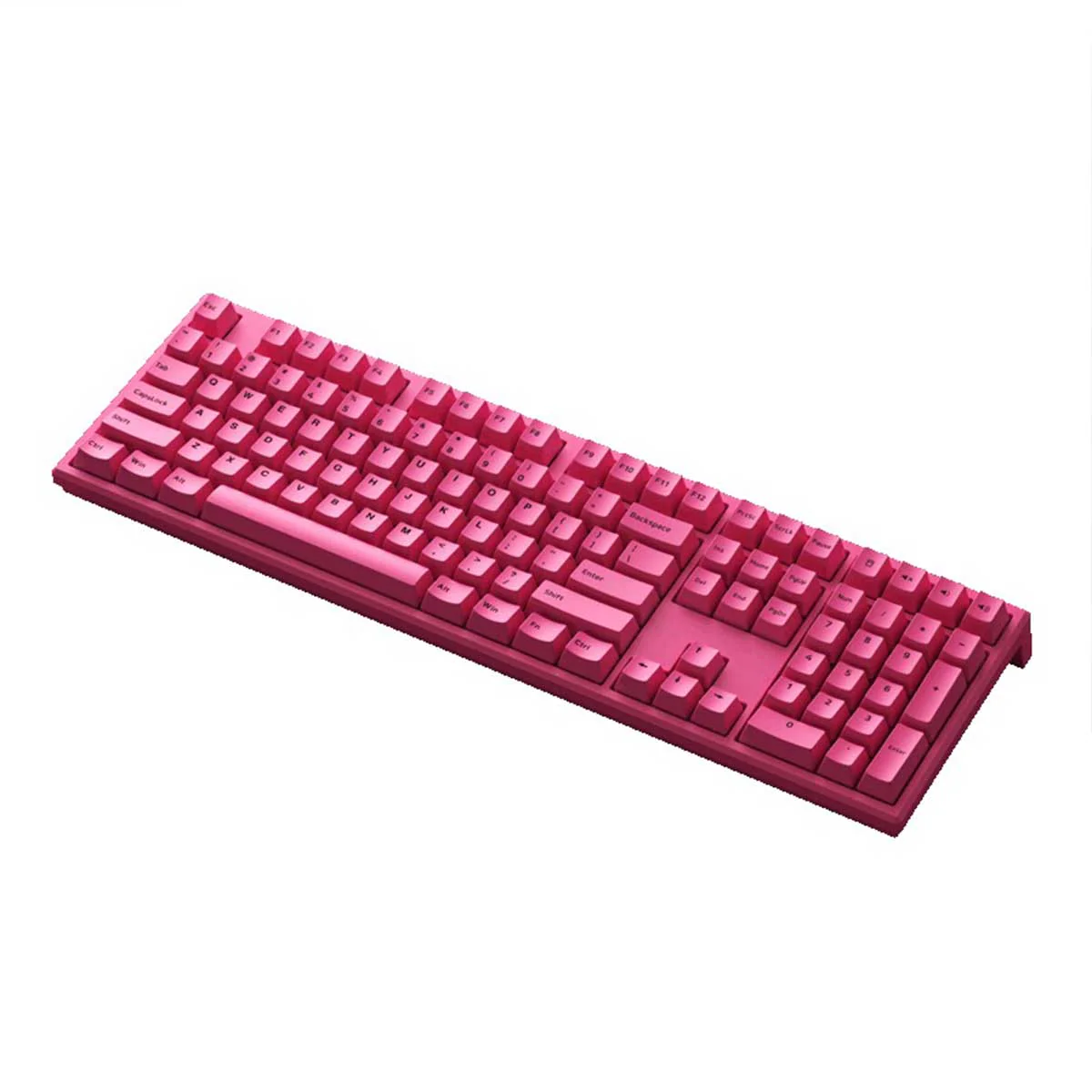Monsgeek MG108B Rose Red RGB Hot Swappable Mechanical Keyboard (V3 Cream Yellow Pro) - Image 6