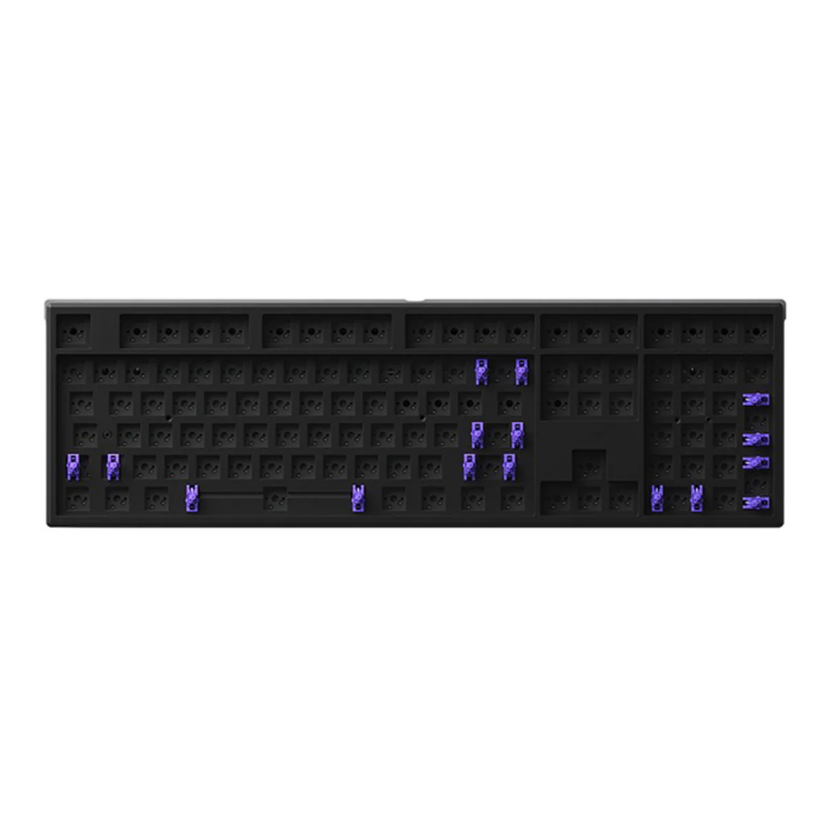 Monsgeek MG108W Gasket DIY Kit North Facing PCBA Hot-Swappable Mechanical Keyboard (Black)