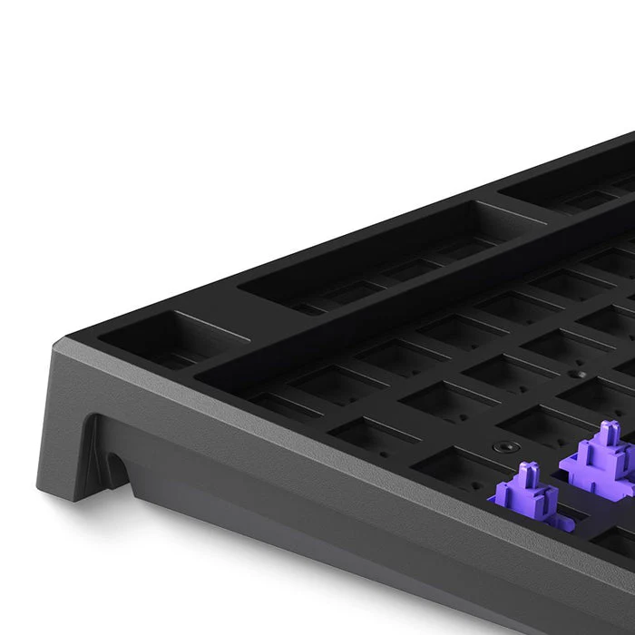 Monsgeek MG108W Gasket DIY Kit North Facing PCBA Hot-Swappable Mechanical Keyboard (Black) - Image 3