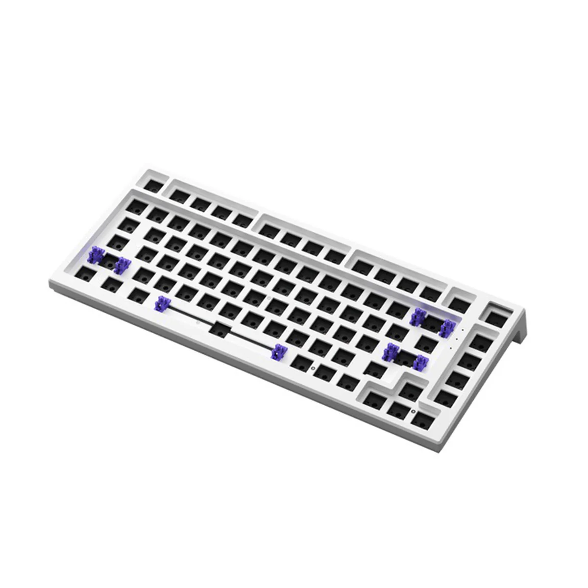 Monsgeek MG75W Hot-Swappable Mechanical Keyboard Barebone DIY Kit (White) - Image 2