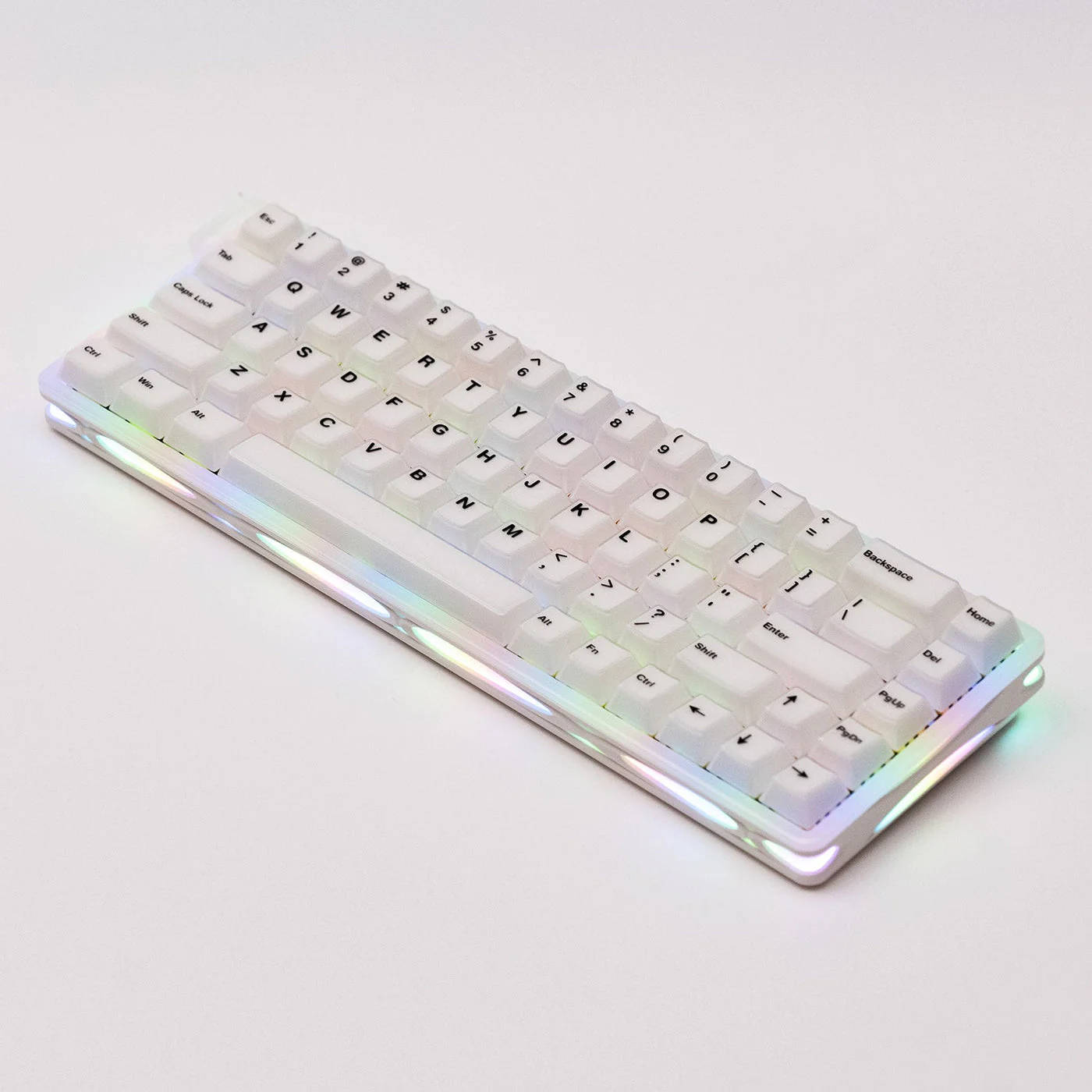 MonsGeek Verve 68 HE Wired RGB Magnetic Keyboard (Misty White) (Akko Flash Magnetic Switch) (101-VEVEB-000) - Image 21