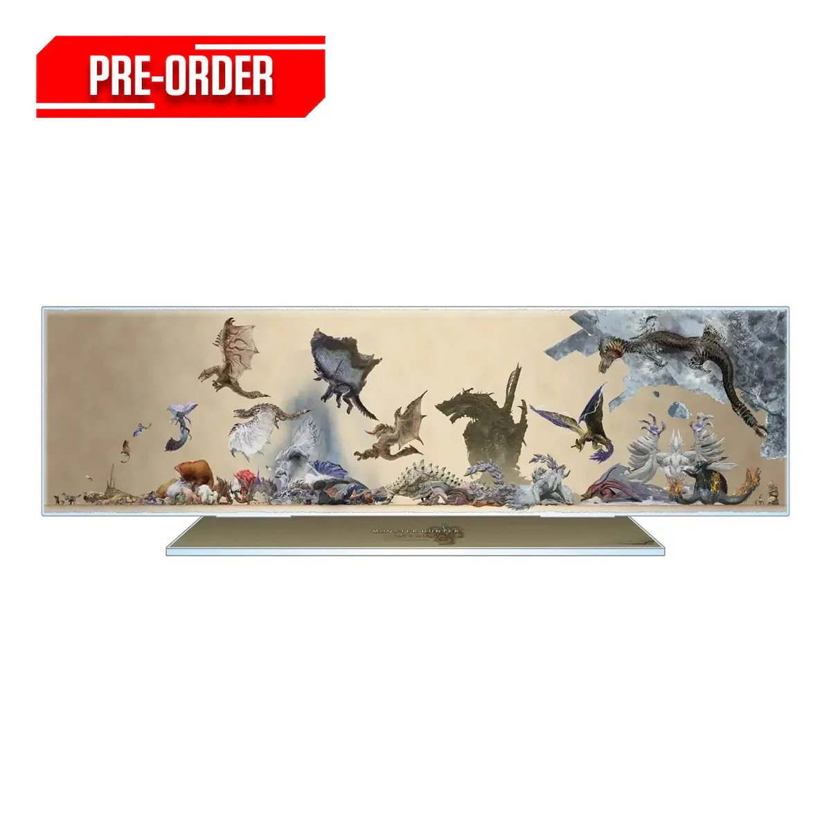Monster Hunter Wilds Monster Size Comparison Acrylic Stand Pre-order Downpayment