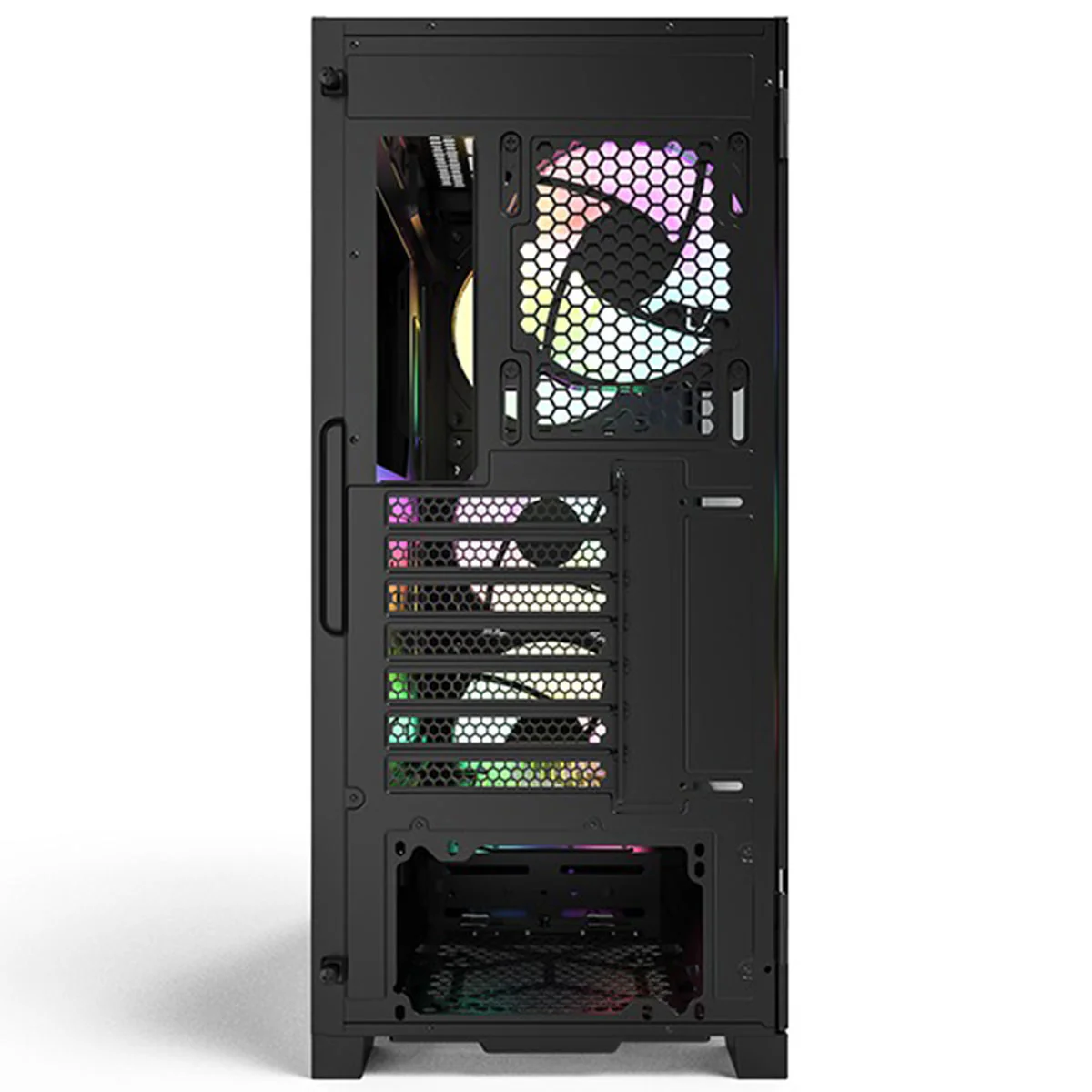Montech Air 1000 Premium Mesh TG ATX Case (Black, White) - Image 15