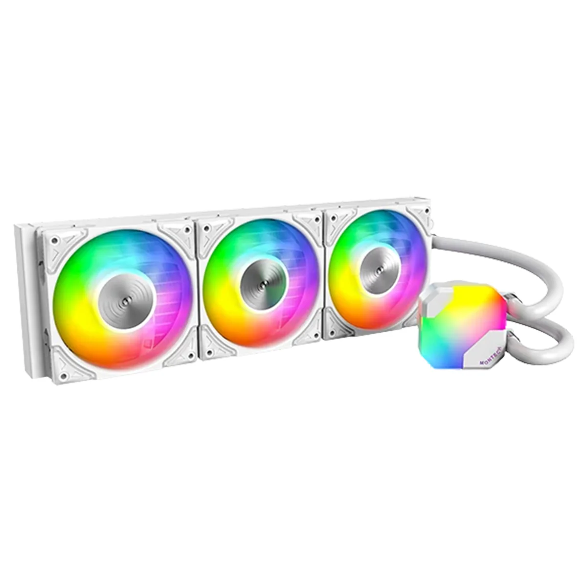 Montech HyperFlow ARGB 360 AIO CPU Liquid Cooler (Black, White) - Image 7