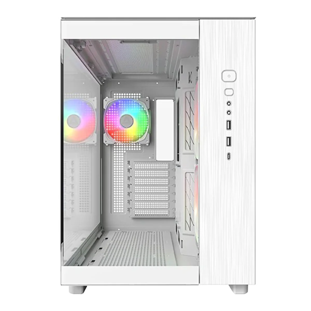 Montech King 65 Pro Mid Tower PC Case (Black, White) - Image 11