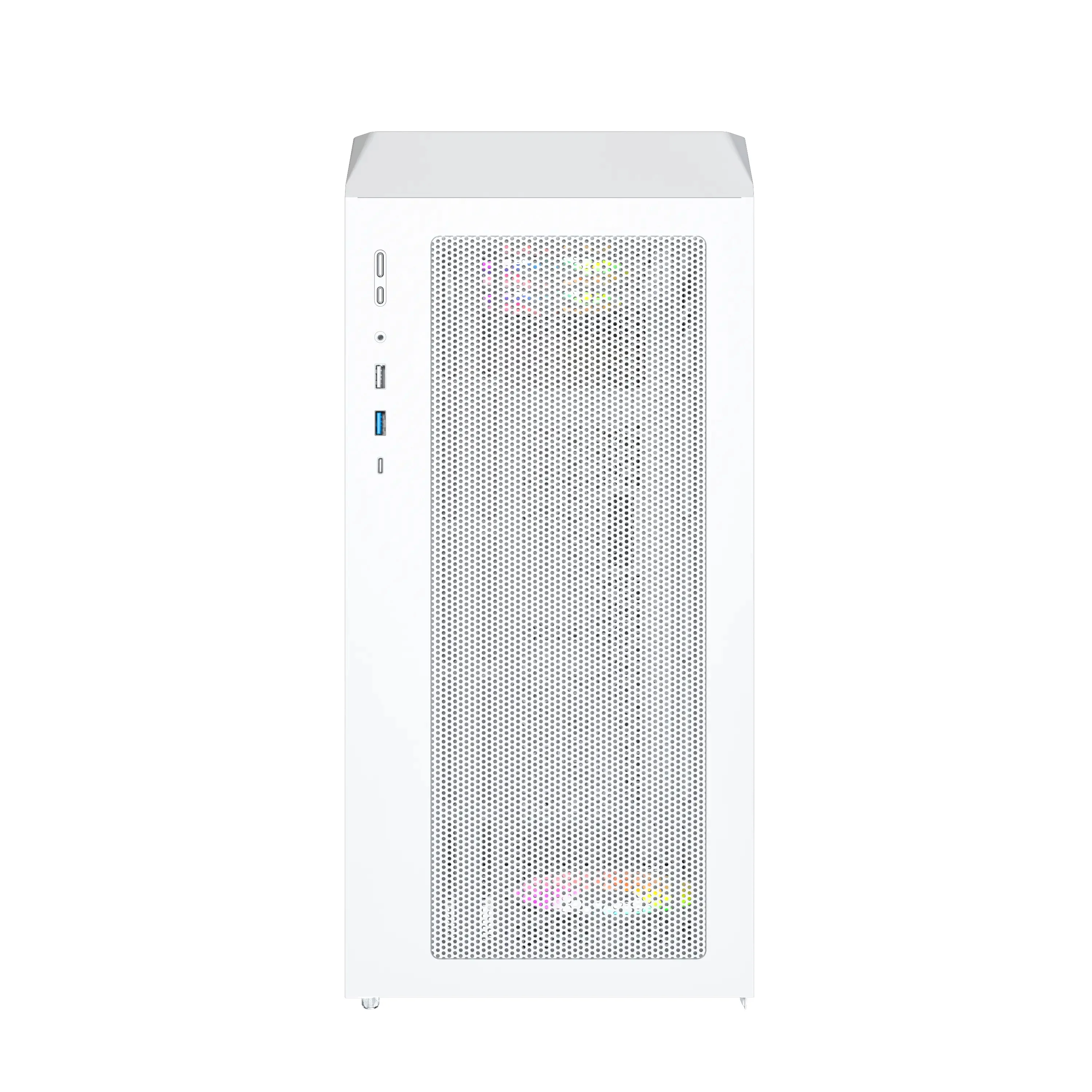 Montech X5M mATX Mid-Tower Carbon Fiber Print TG Side Panel & Mesh Front PC Case (Black, White) - Image 11