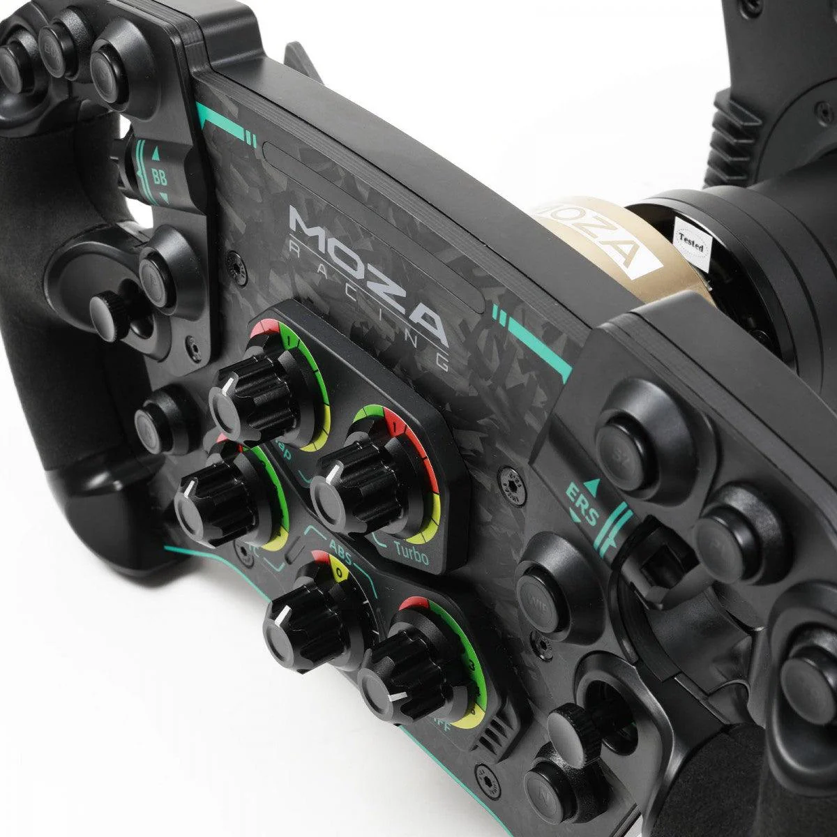 MOZA Racing GS Steering Wheel (RS08) + MOZA Racing R16 Direct Drive Wheel Base (Black) (RS031) + MOZA Racing RM Racing Dash (RS05) - Image 8
