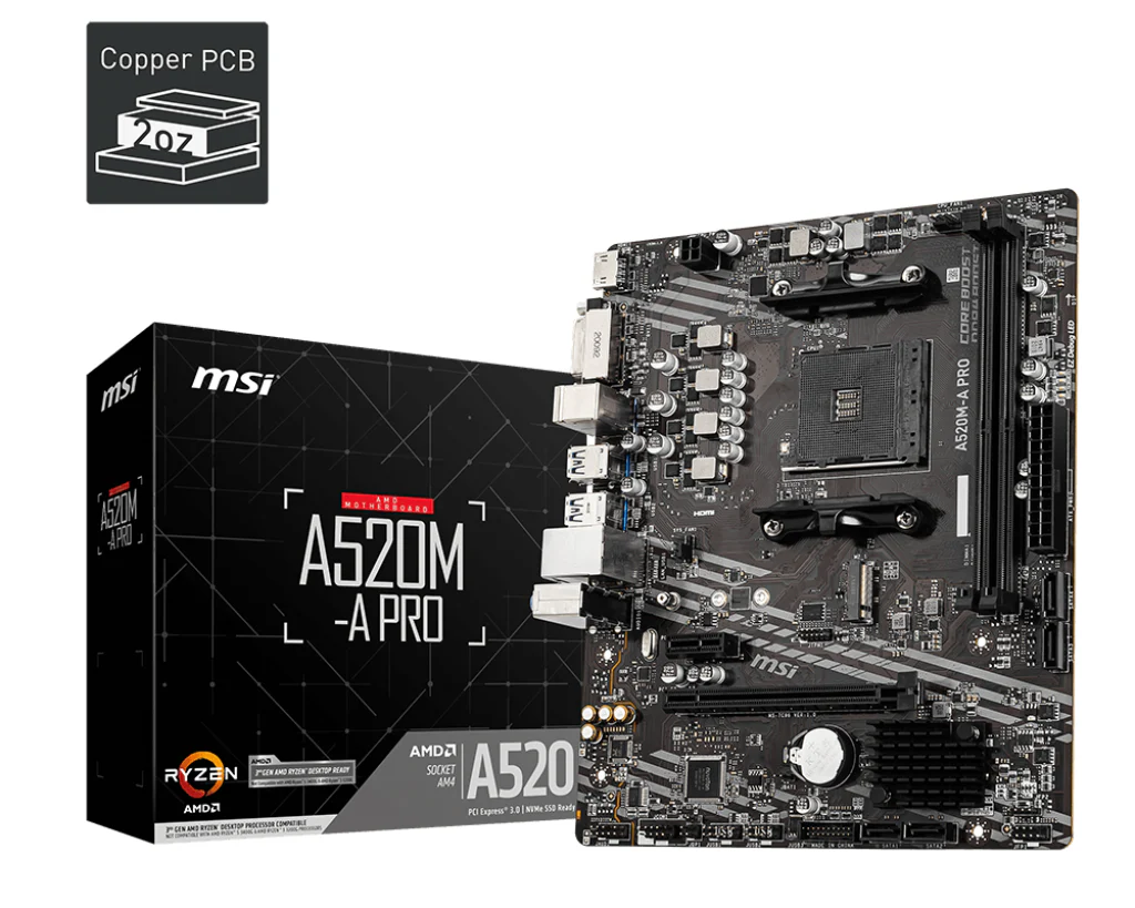 MSI A520M-A Pro AMD Motherboard - Image 5