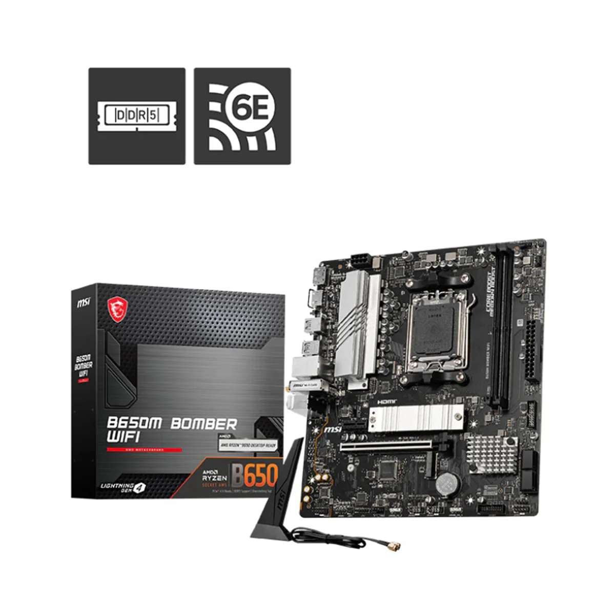 MSI B650M Bomber WiFi AMD Motherboard - Image 6